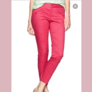 GAP hot pink snake print pants. Size 6