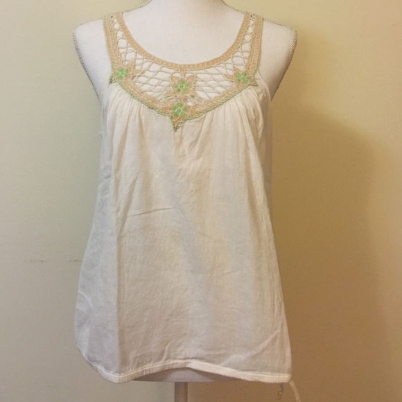 ❌SOLD❌Free People Crochet Tank Top