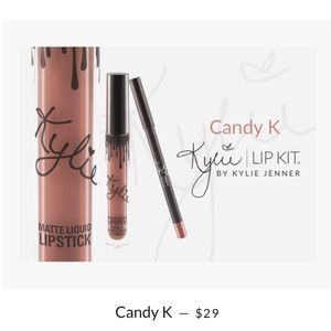 ISO Kylie Jenner lip kit in candy K