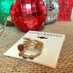 Lucky Brand Gold Stackable Ring