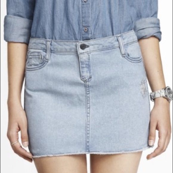 Urban Outfitters Dresses & Skirts - Mavi Mini Light Wash Denim Skirt
