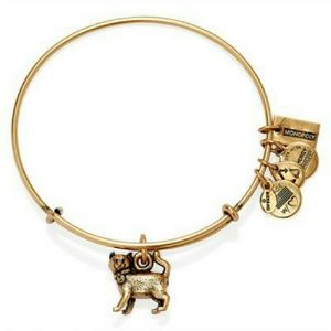 Alex and Ani monopoly cat bracelet gold bangle