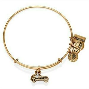 Alex and Ani monopoly car bracelet gold bangle new