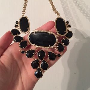 Black Kendra Scott Color Bar Necklace