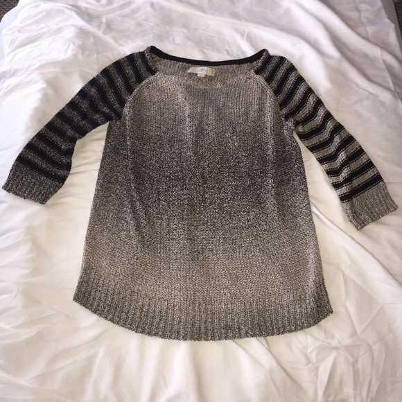 3/4 sleeve light knit sweater from THE LOFT