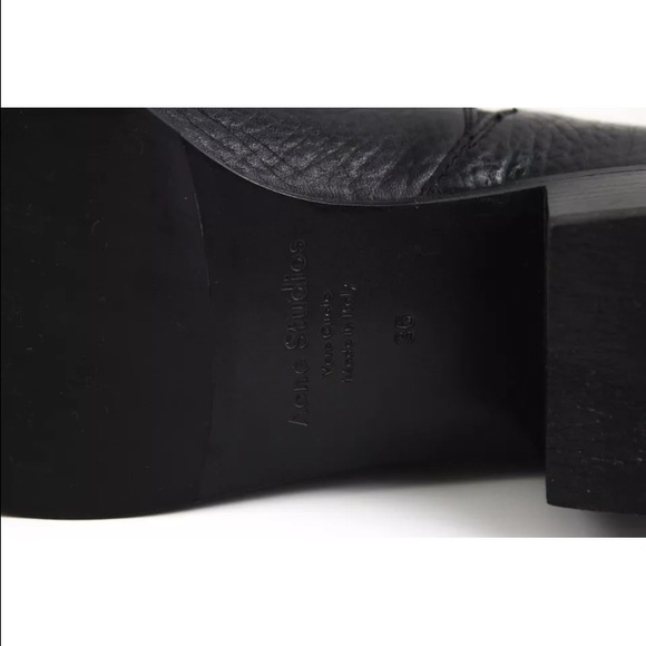 💖SOLD💖Acne studios Jensen grain leather boots 36 - Picture 3 of 4