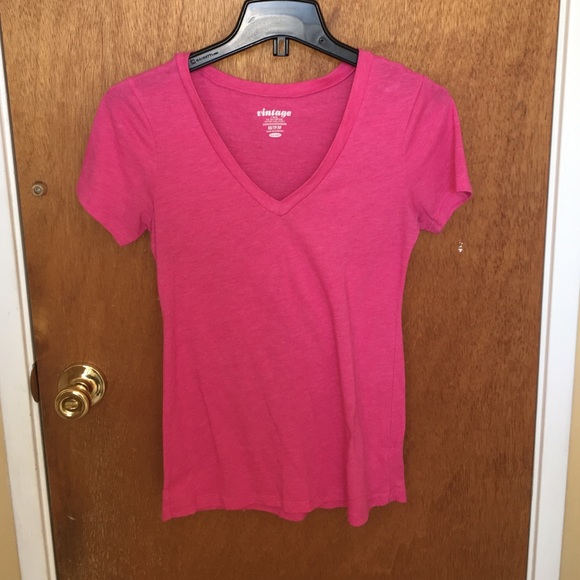 Target Vintage Pink V-Neck