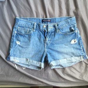 Levi denim shorts