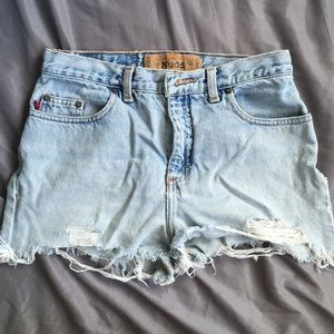 Mudd High Waisted Jean Shorts Vintage