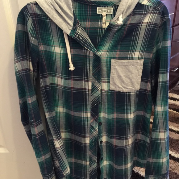Hooded flannel