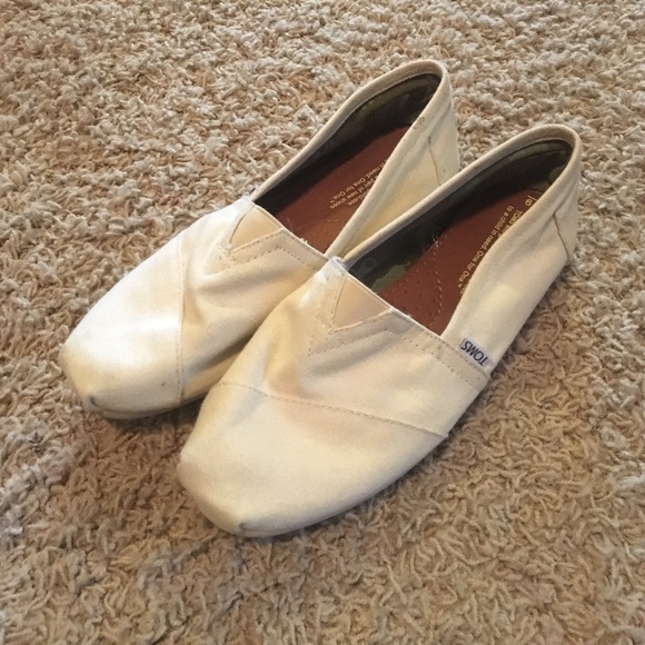 TOMS natural women's canvas