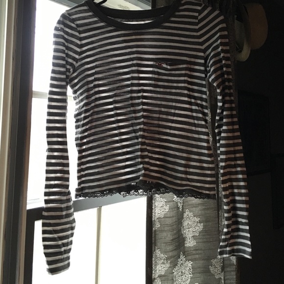 Long sleeve striped tee