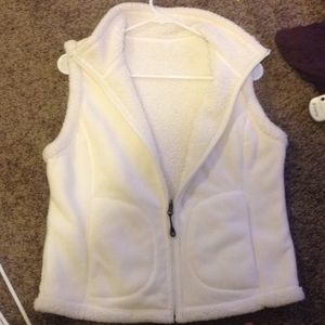 Offwhite reversible vest