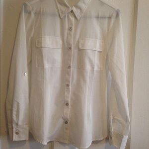 White button down dress shirt!
