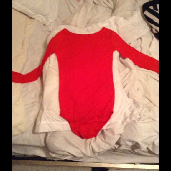 Red bodysuit