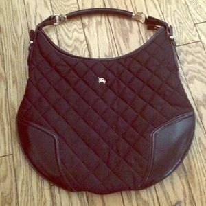 AUTHENTIC Black Quilted Nylon BURBERRY bag!