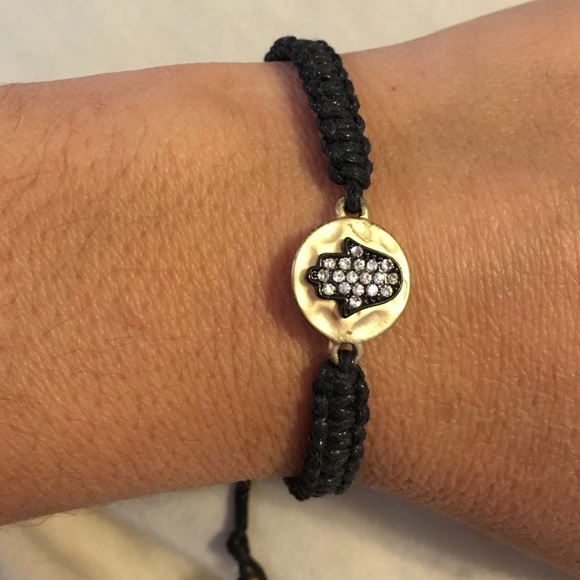 Hand of God (Hamsa) cord bracelet