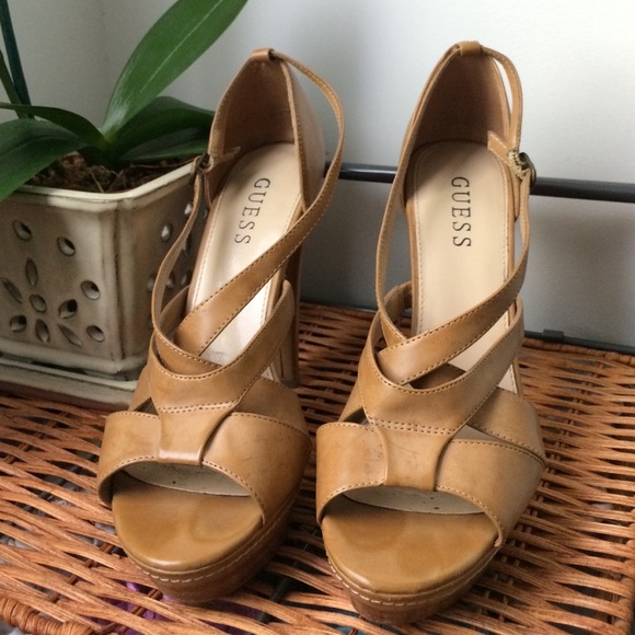 Guess platform heels