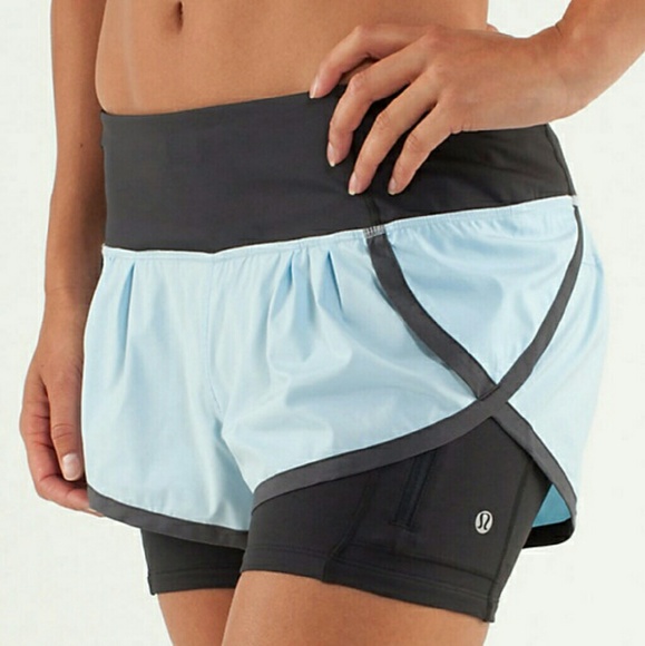 Lululemon speed squad short caspian blue sz4