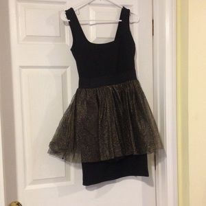 Black and Gold Party Dress