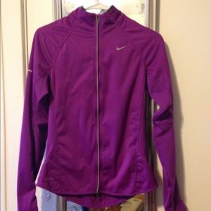 Purple Nike Dri-fit Jacket