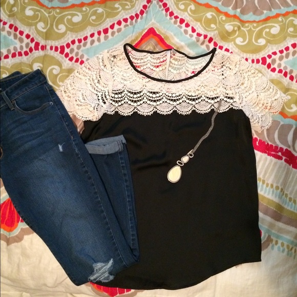 Lauren Conrad silk top