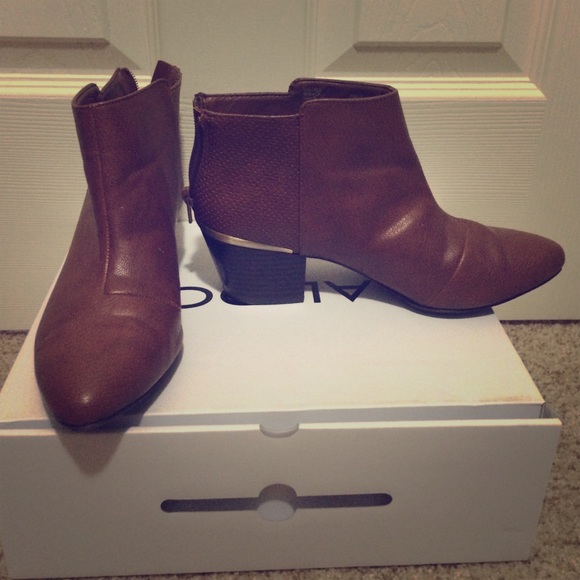 Brown booties