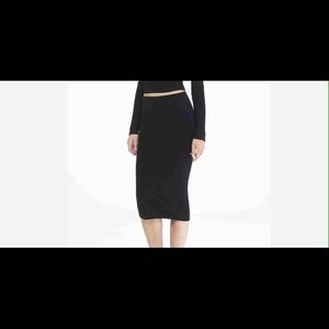 High waist pencil skirt