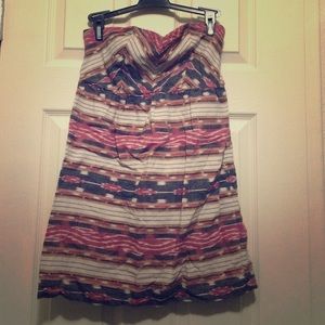 Strapless dress