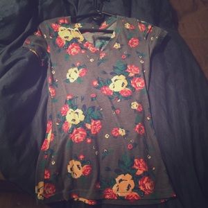 Floral tee