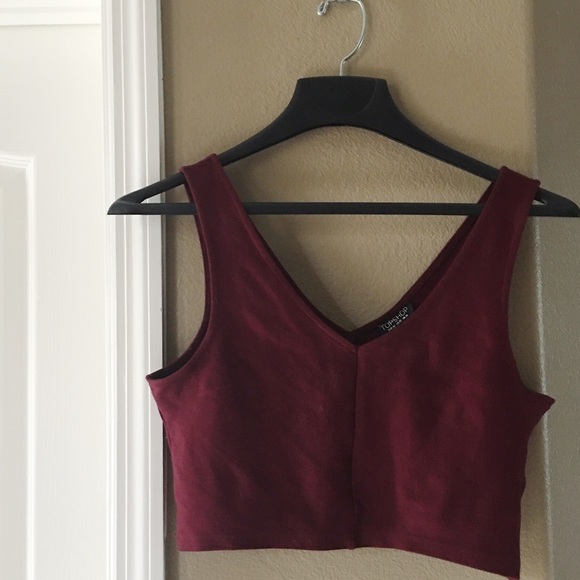 V neck Crop Top