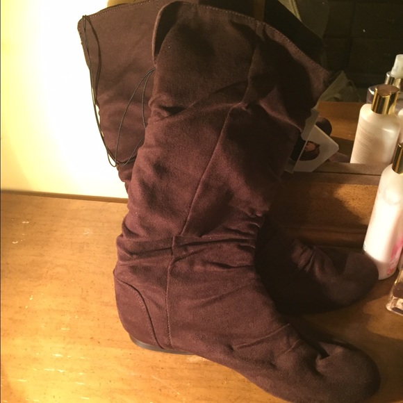 Chocolate brown boots