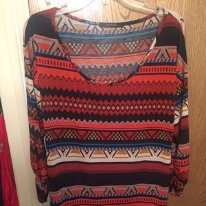 AZTEC PRINT TOP