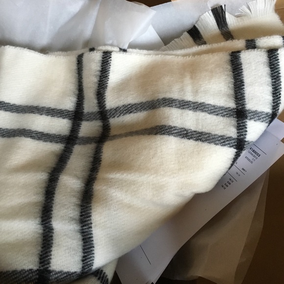 Zara check scarf brand new