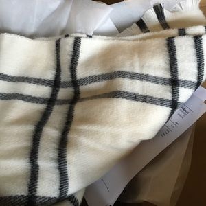 Zara check scarf brand new