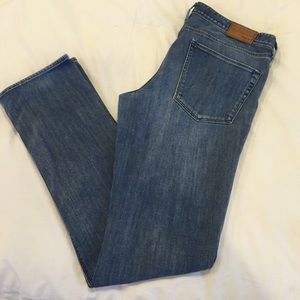 Madewell Rail Straight Blue Jeans