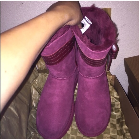 UGG authentic josette sangria boots Sz 11 new - Picture 3 of 4
