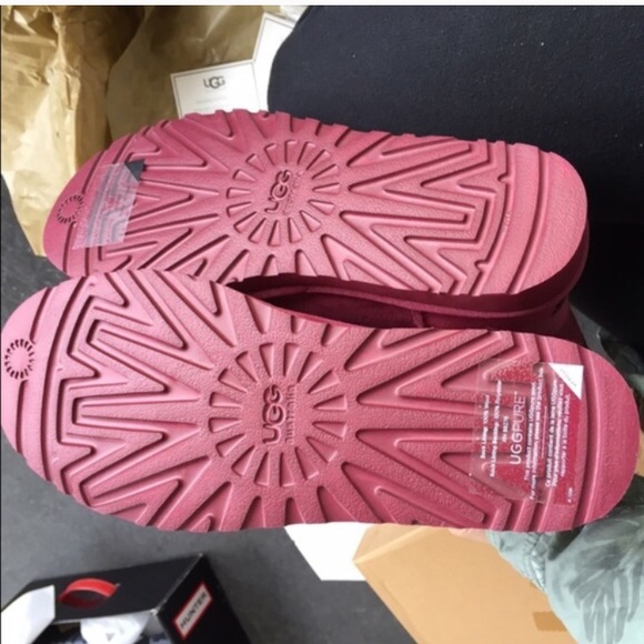 UGG authentic josette sangria boots Sz 11 new - Picture 4 of 4