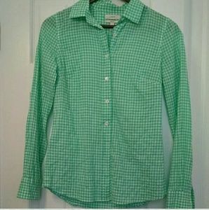 J. Crew perfect shirt in gingham