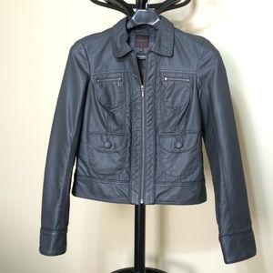 Faux leather jacket
