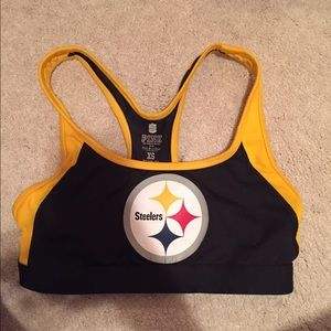 Steelers sports bra