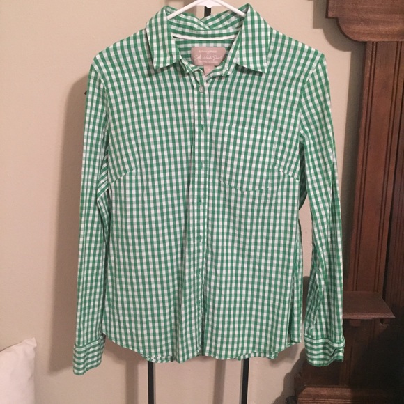 Banana Republic Gingham Button Down