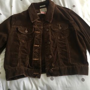 Brown jean jacket