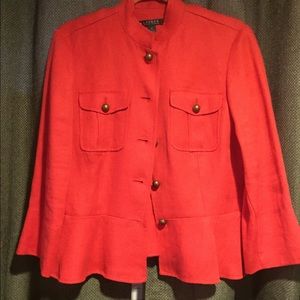 Ralph Lauren orange blazer