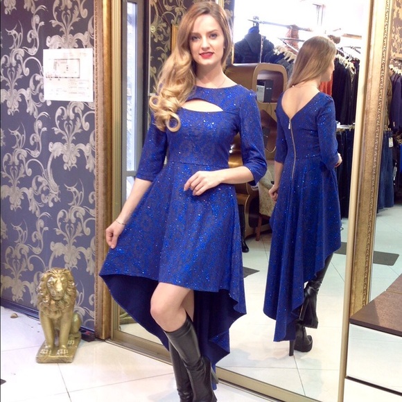 Cornflower sparkles dress