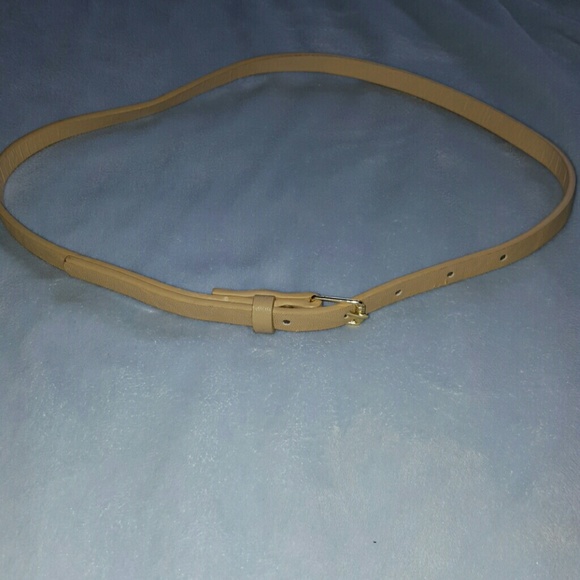 Nude/Gold Highwaist Belt