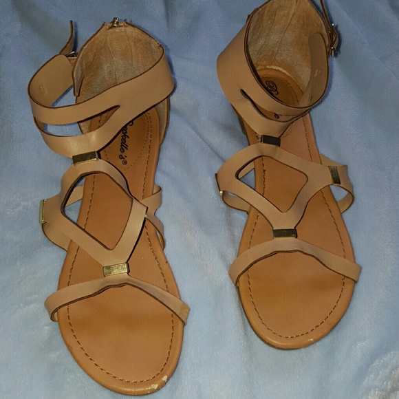 Tan Gladiator Sandals