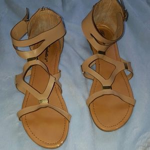 Tan Gladiator Sandals