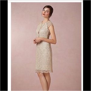 ANTHROPOLOGIE/ BHLDN- Shined Shift Dress