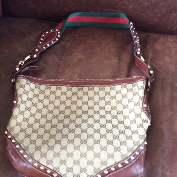 Gucci Web & Vintage Pelham Messenger Handbag.